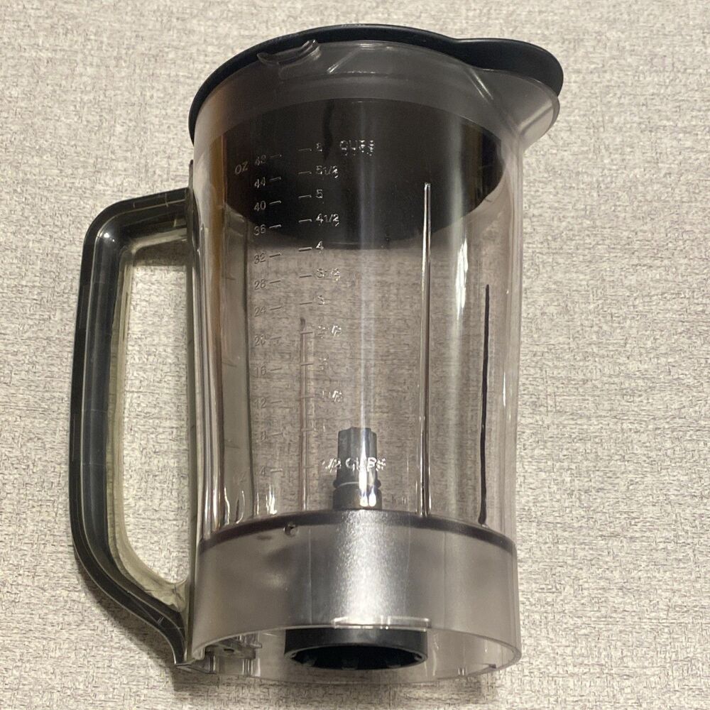 NEW Ninja Kitchen System Pulse 48 oz Pitcher And Lid BL206Q BL207 Bowl Cup BLACK